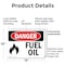 Signmission Fuel Oil, 14 in W x Rectangle, Plastic OS-2PACK-DS-P-1014-L-2019 - alternate 5